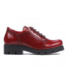 Children shoes 158 patent burgundy