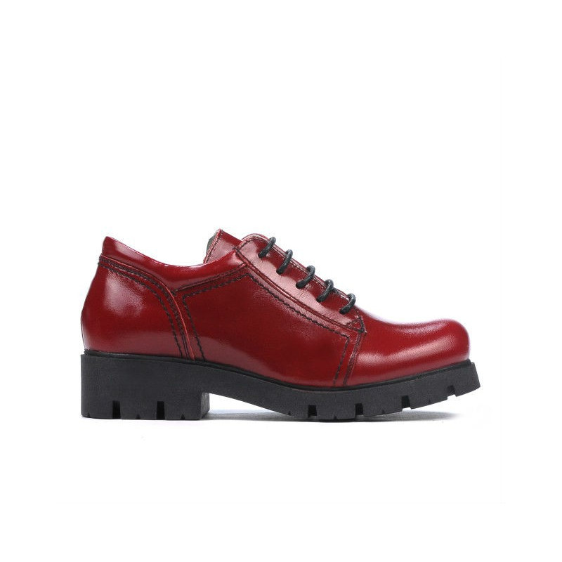 Children shoes 158 patent burgundy