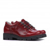 Children shoes 158 patent burgundy