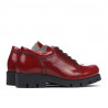 Children shoes 158 patent burgundy