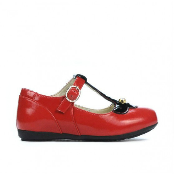 Small children shoes 63c patent red combined