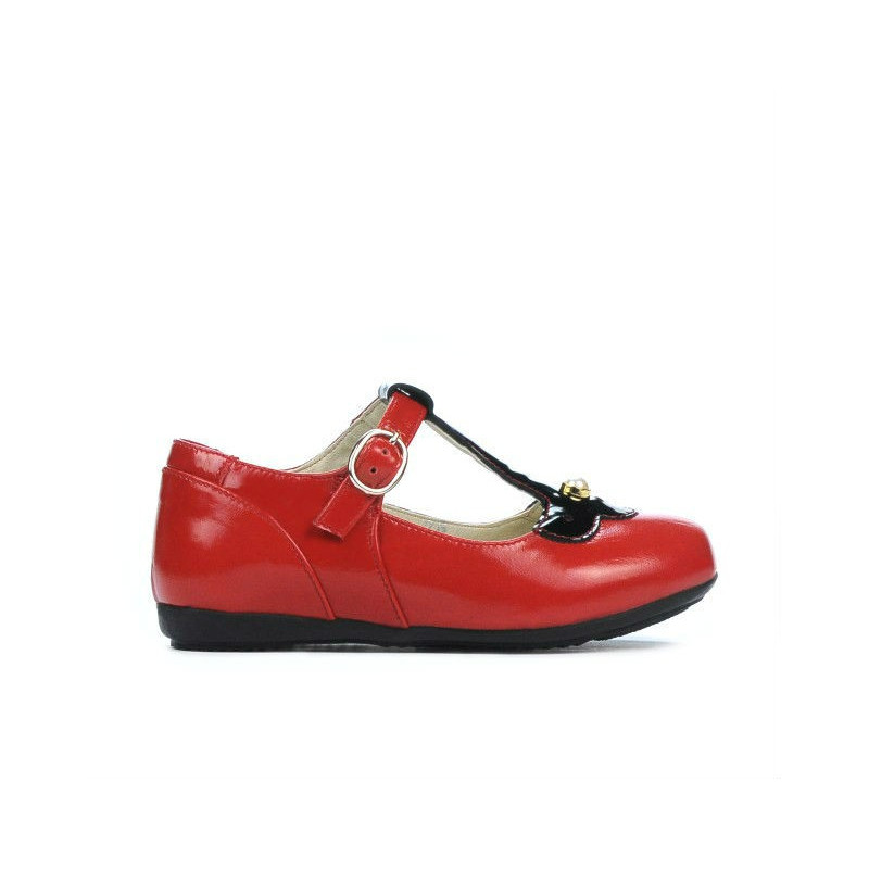 Small children shoes 63c patent red combined