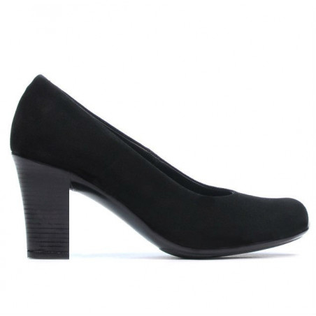 Women stylish, elegant, casual shoes 643 black velour