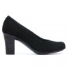 Women stylish, elegant, casual shoes 643 black velour