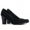 Women stylish, elegant, casual shoes 643 black velour