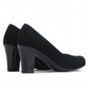 Women stylish, elegant, casual shoes 643 black velour