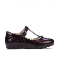 Small children shoes 63c patent bordo