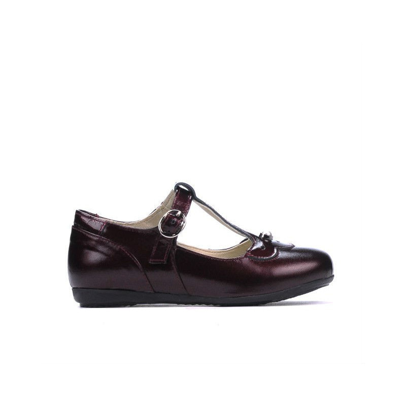 Small children shoes 63c patent bordo