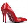 Women stylish, elegant shoes 1241 patent red