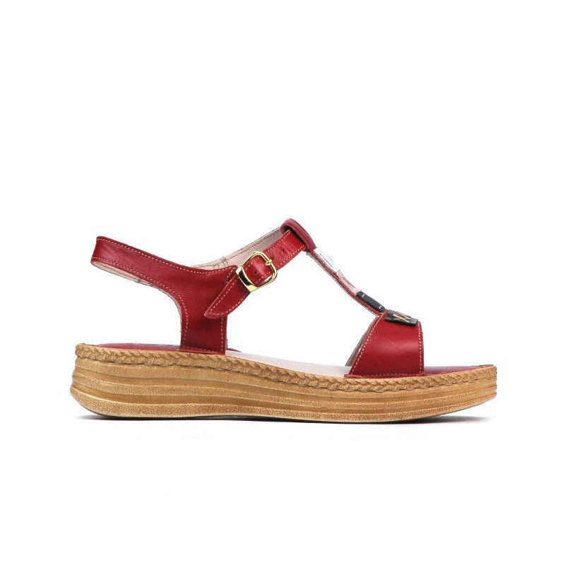 Women sandals 5040-1 red