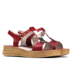 Women sandals 5040-1 red