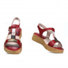 Women sandals 5040-1 red