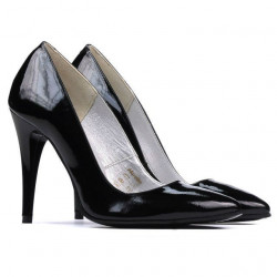 Women stylish, elegant shoes 1241 patent black
