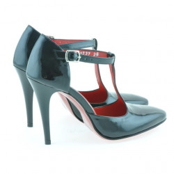 Women sandals 1237 patent black