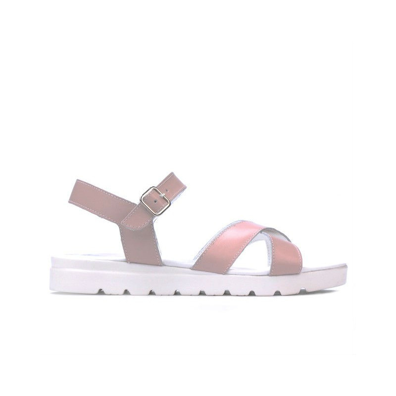 Women sandals 5049 pudra