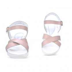Women sandals 5049 pudra