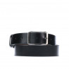 Men belt 09b bicolored black+brown