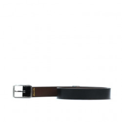 Men belt 09b bicolored black+brown