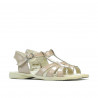 Small children sandals 53c patent ivory