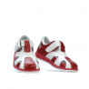Small children shoes 07-1c red+white