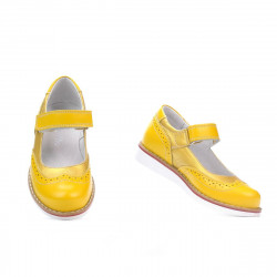 Children shoes 153 yellow combined