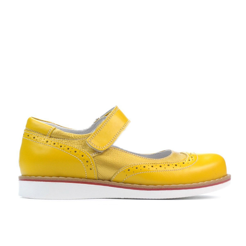 Children shoes 153 yellow combined