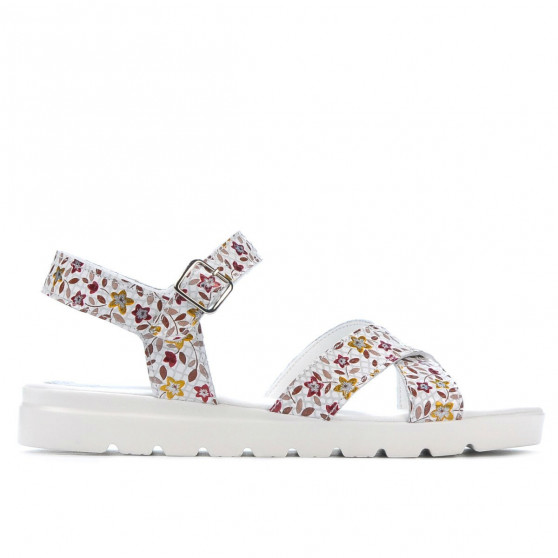 Women sandals 5049 floral multicolor
