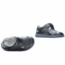 Small children shoes 07-1c indigo+gray