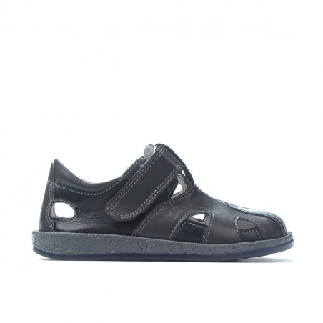 Small children shoes 07-1c indigo+gray