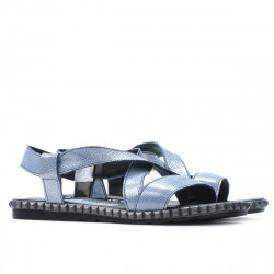Women sandals 5050 bleu argento