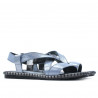 Women sandals 5050 bleu argento