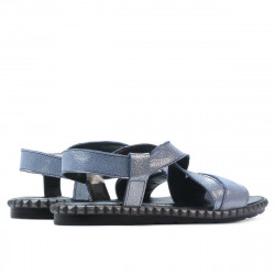 Women sandals 5050 bleu argento
