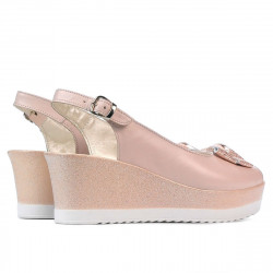 Women sandals 5053 pudra