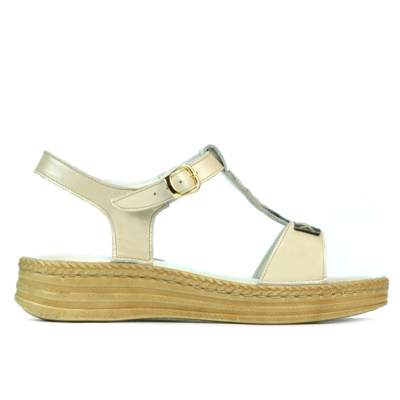 Women sandals 5040-1 beige