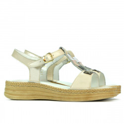 Women sandals 5040-1 beige