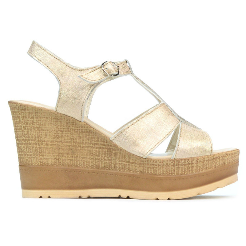 Women sandals 5054 golden