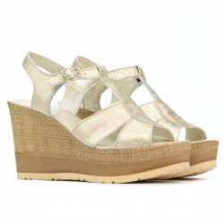 Women sandals 5054 golden