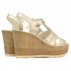 Women sandals 5054 golden