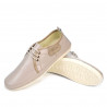 Men loafers, moccasins 865-1 beige+sand