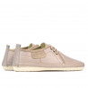 Men loafers, moccasins 865-1 beige+sand