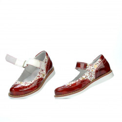 Children shoes 153 patent red