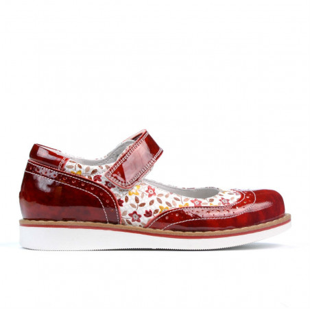 Children shoes 153 patent red