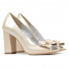 Women sandals 1271 beige pearl