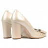 Women sandals 1271 beige pearl