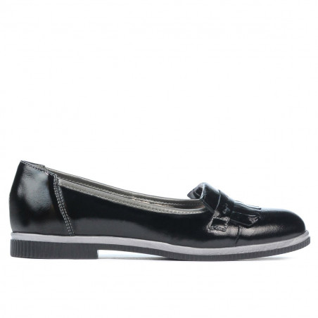 Women casual shoes 699 patent black combined