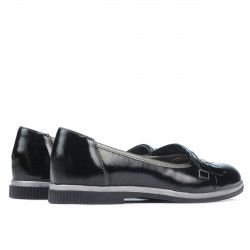 Women casual shoes 699 patent black combined