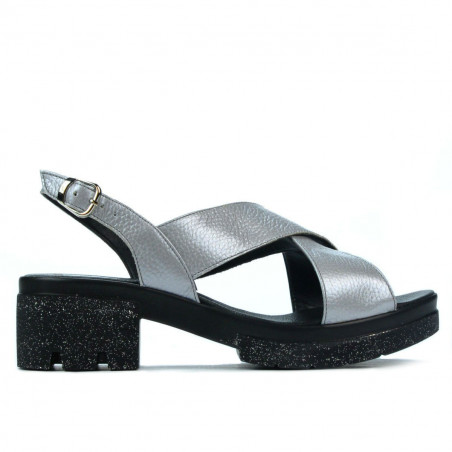 Women sandals 5052 silver