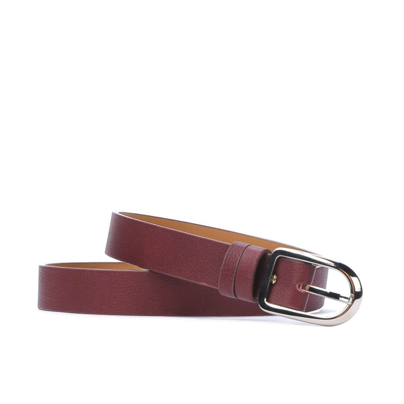 Women belt 07m biz bordo