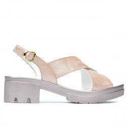 Women sandals 5052 pudra pearl