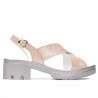 Women sandals 5052 pudra pearl